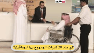 كم عدد التأشيرات المسموح بها للمعاقين؟